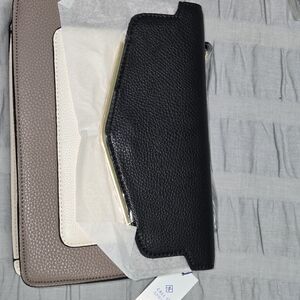 Call It Spring Black and Tan Crossbody Bag